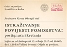 Poziv na Okrugli stol Odjela za povijest - Istraživanje povijesti pomorstva